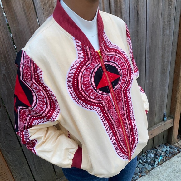 Ankara Print Jacket - Picture 6 of 6